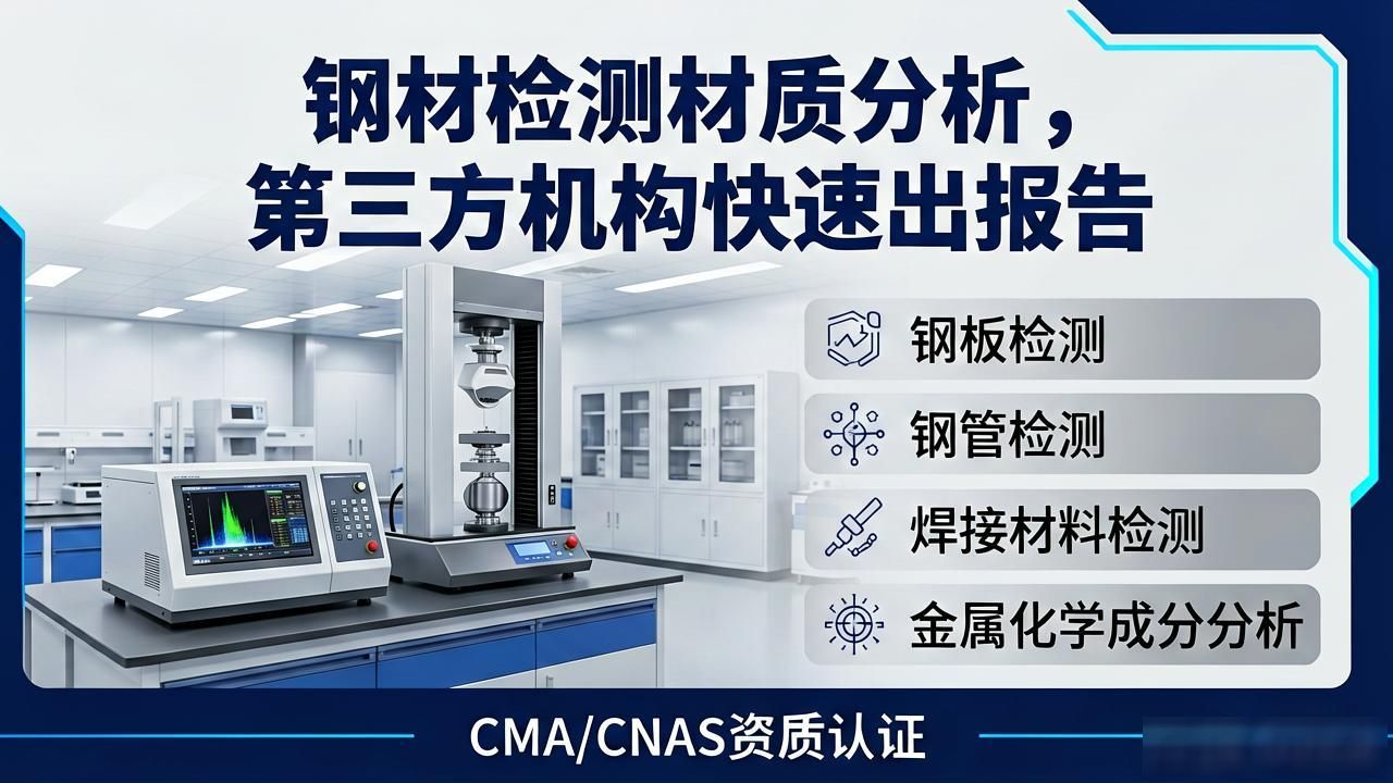 钢材检测材质分析，第三方机构快速出报告