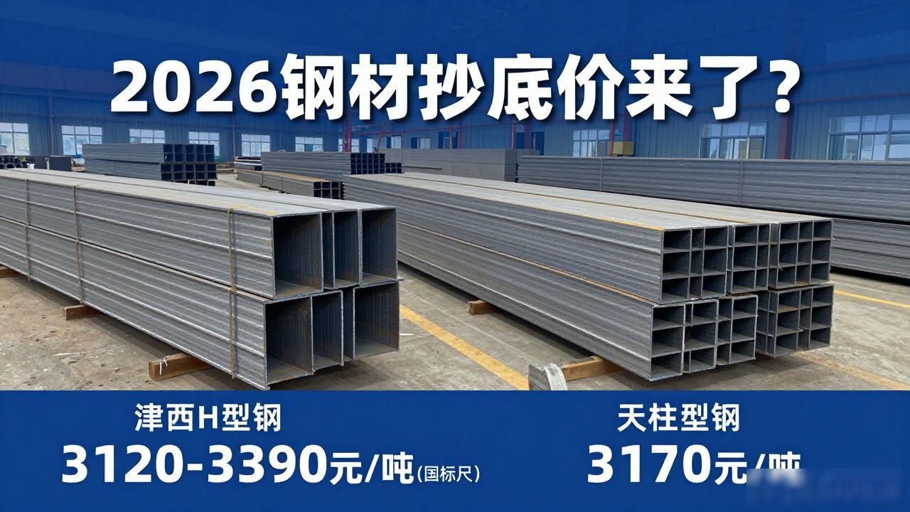2026钢材抄底价来了？华北现货涨跌不一，别错过