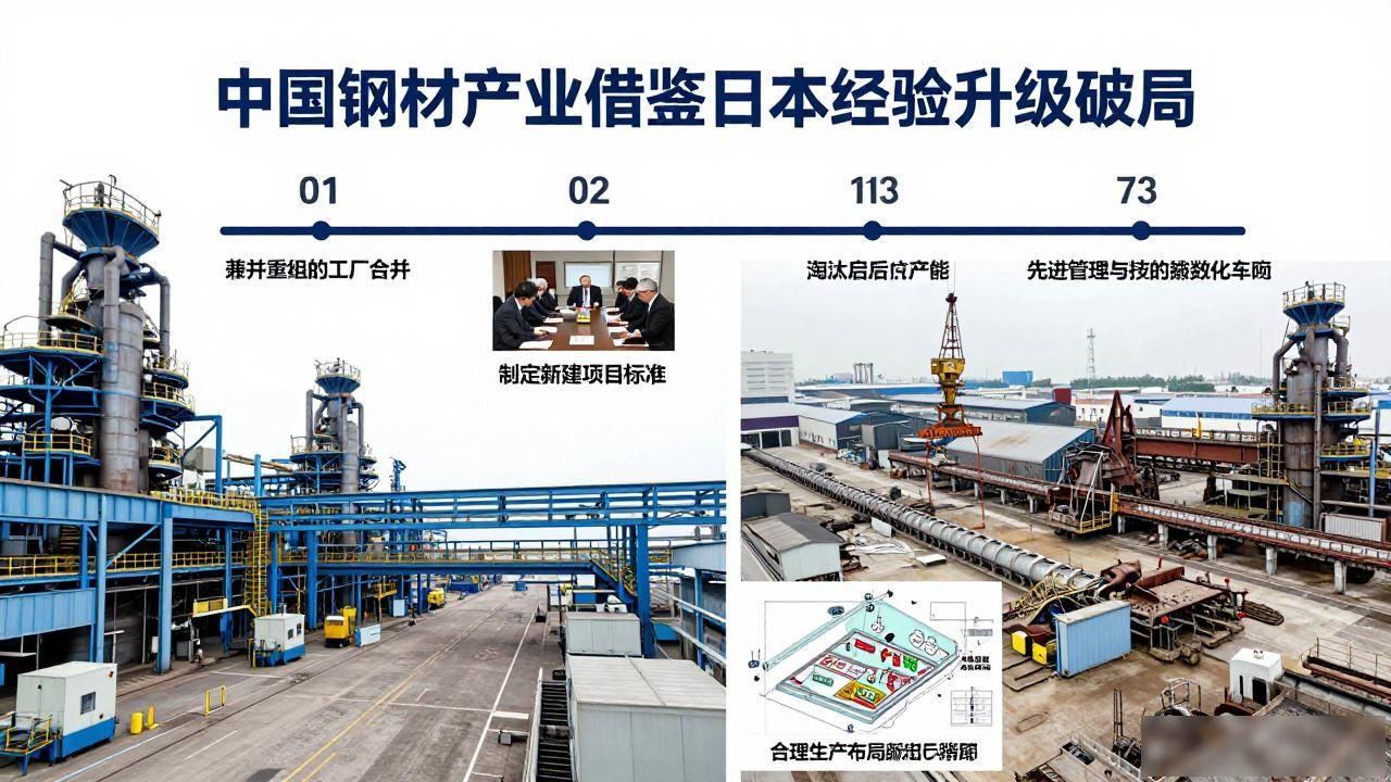 中国钢材困境与日本相似，借鉴日本经验求升级破局