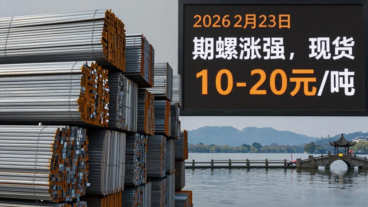 2026年2月23日杭州钢材行情：期螺涨势强，现货跟涨10-20元/吨