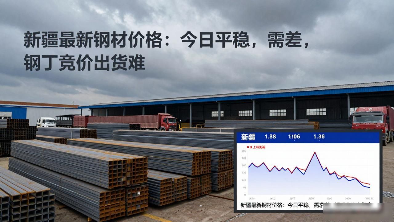 新疆最新钢材价格：今日平稳，需求差，钢厂竞价出货难