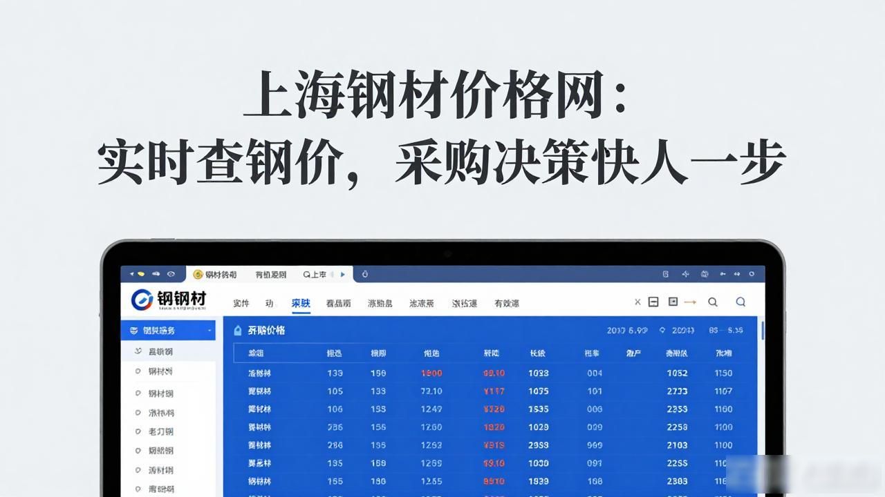 上海钢材价格网：实时查钢价，采购决策快人一步