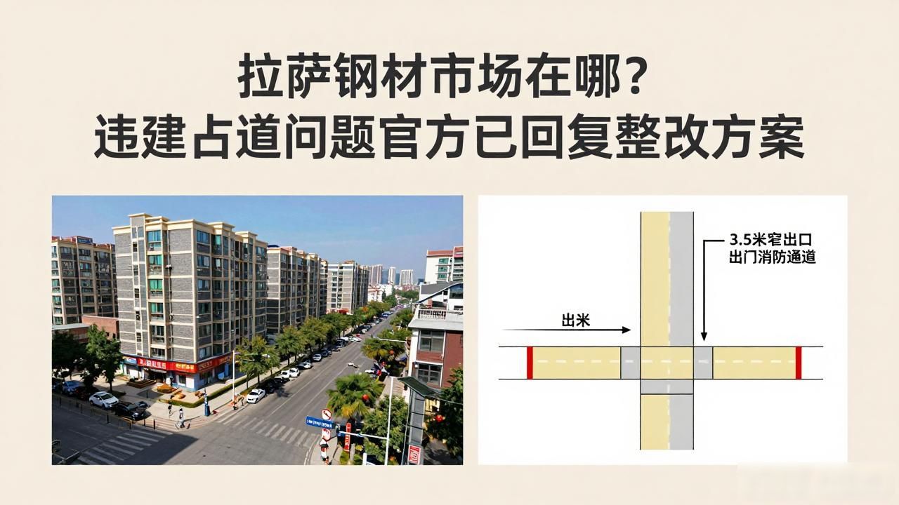 拉萨钢材市场在哪？违建占道问题官方已回复整改方案