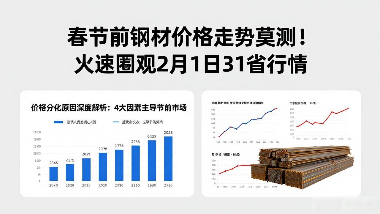 春节前钢材价格走势莫测！火速围观2月1日31省行情