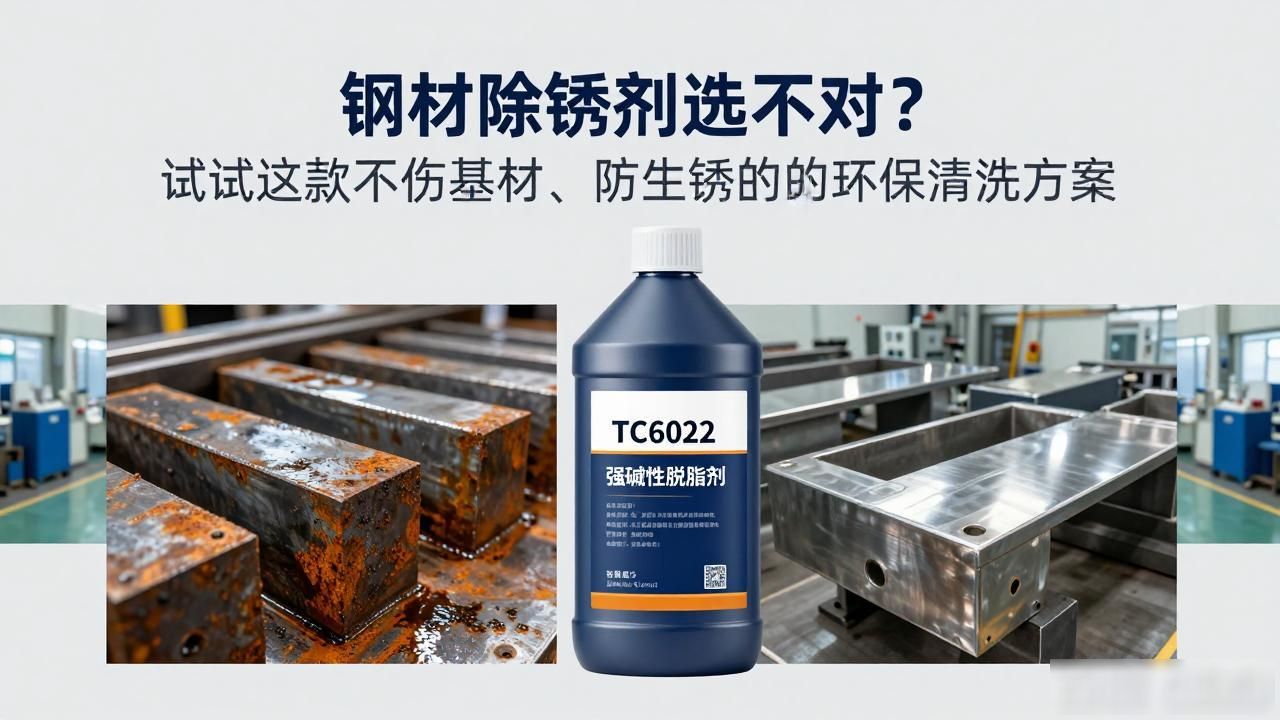 钢材除锈剂选不对？试试这款不伤基材、防生锈的环保清洗方案