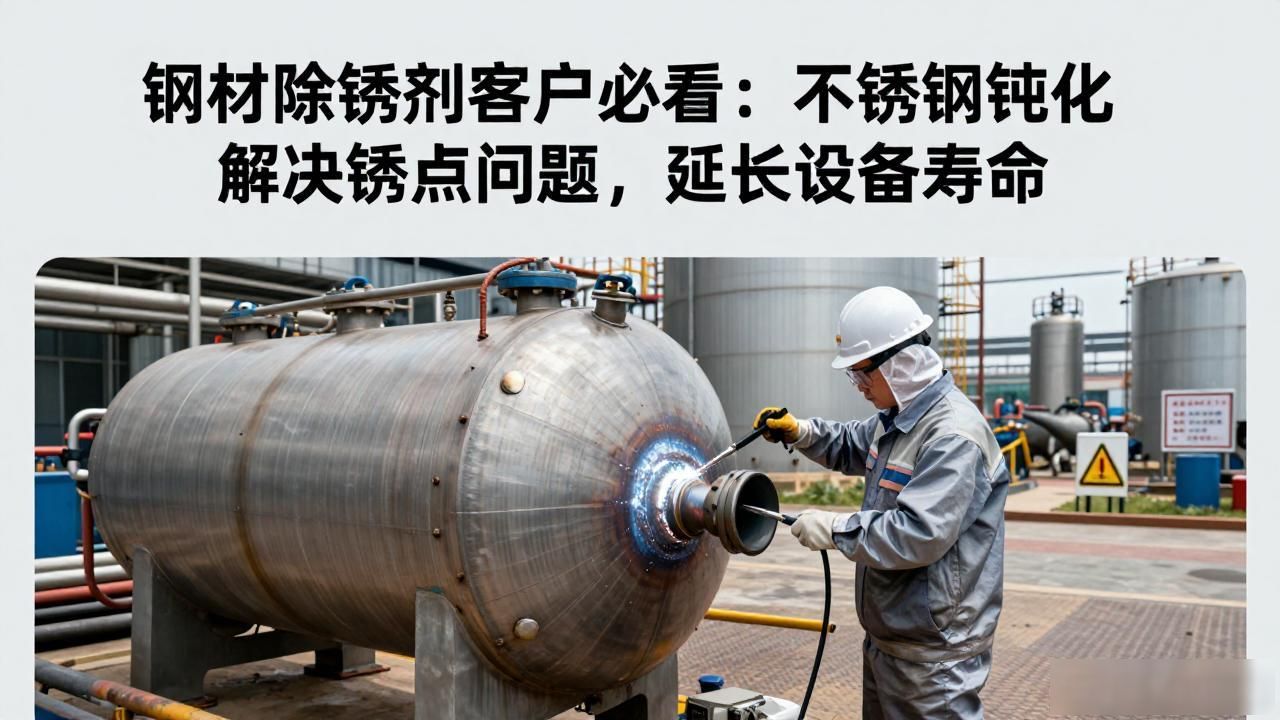 钢材除锈剂客户必看：不锈钢钝化解决锈点问题，延长设备寿命