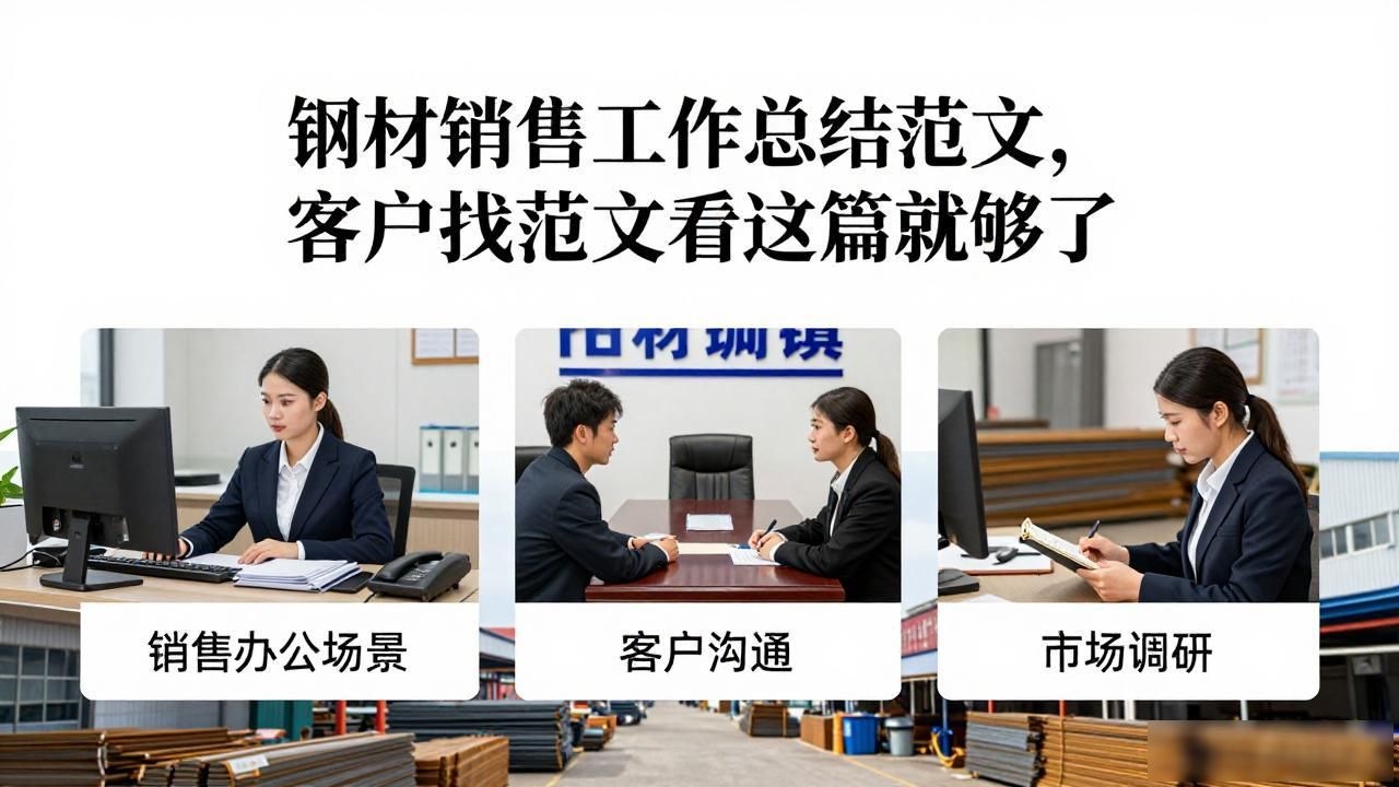钢材销售工作总结范文,客户找范文看这篇就够了