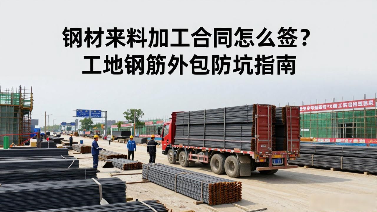 钢材来料加工合同怎么签？工地钢筋外包防坑指南