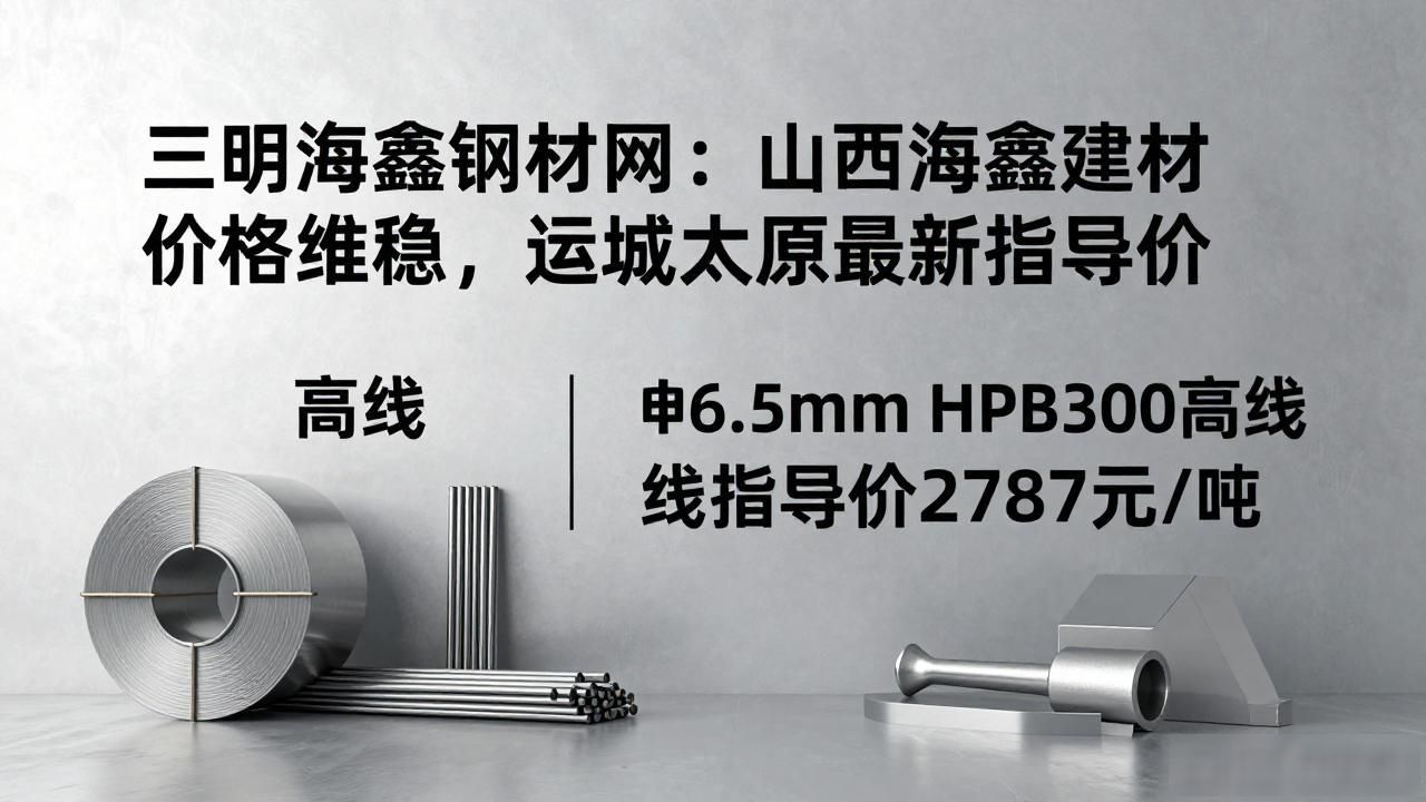 三明海鑫钢材网：山西海鑫建材价格维稳，运城太原最新指导价