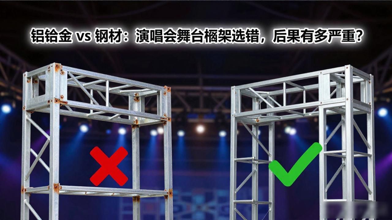 铝合金 vs 钢材：演唱会舞台桁架选错，后果有多严重？