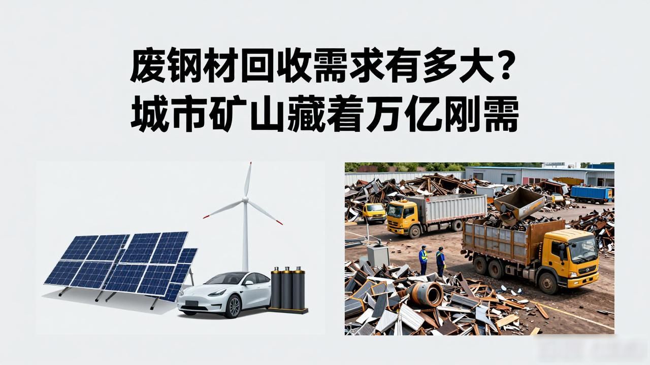 废钢材回收需求有多大？城市矿山藏着万亿刚需