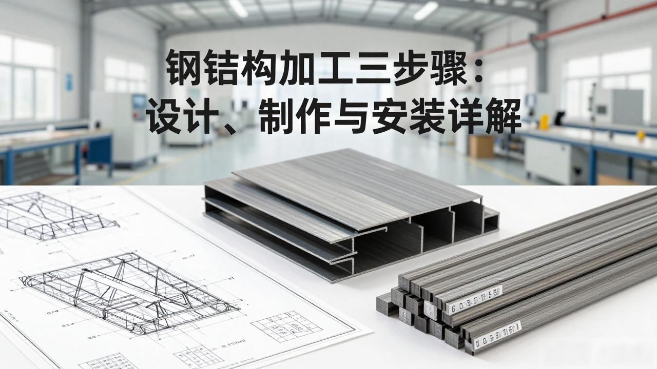 钢结构加工三步骤：设计、制作与安装详解