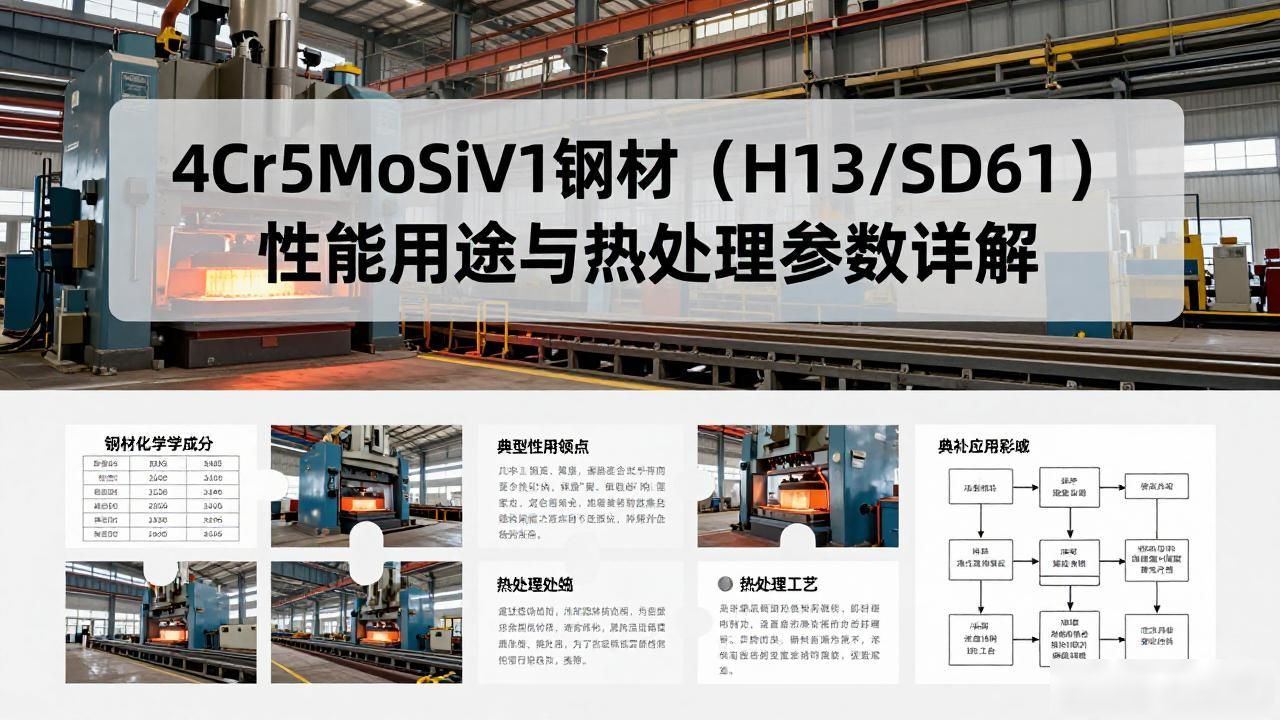 4Cr5MoSiV1钢材（H13/SKD61）性能用途与热处理参数详解