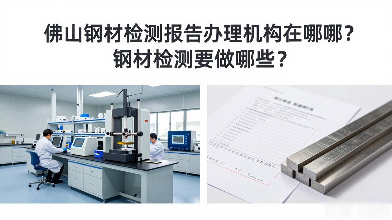 佛山钢材检测报告办理机构在哪？钢材检测要做哪些？