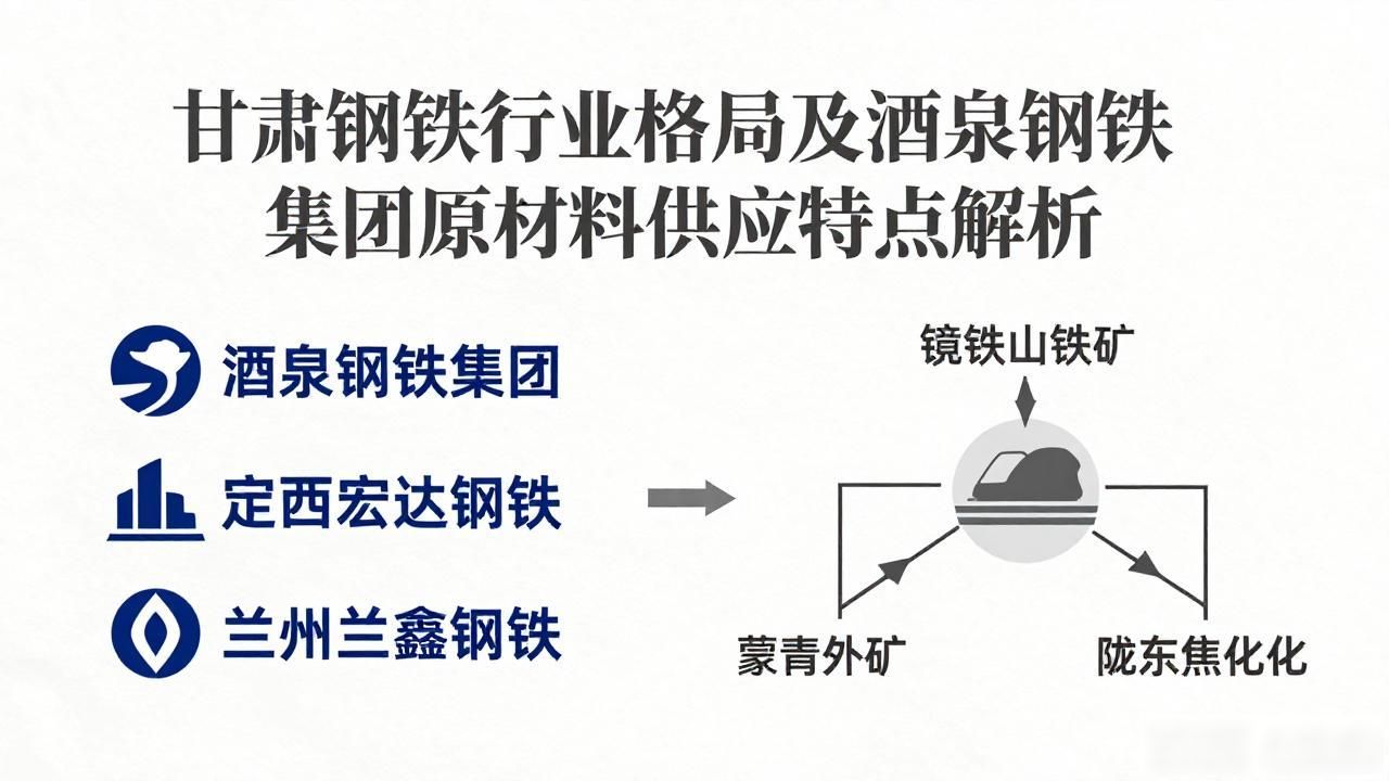 甘肃钢铁行业格局及酒泉钢铁集团原材料供应特点解析