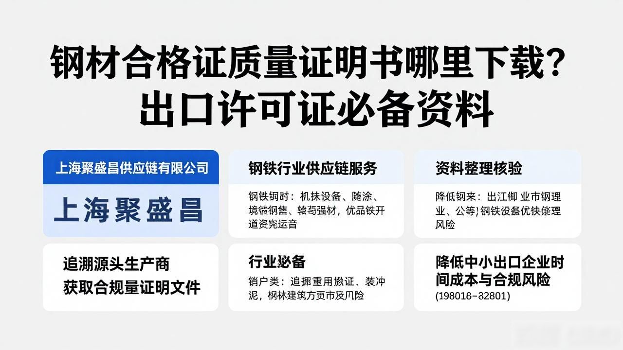 钢材出口许可证产品质量检测合格证明下载渠道_生产商出具产品质量检测合格证明下载流程_钢材合格证质量证明书