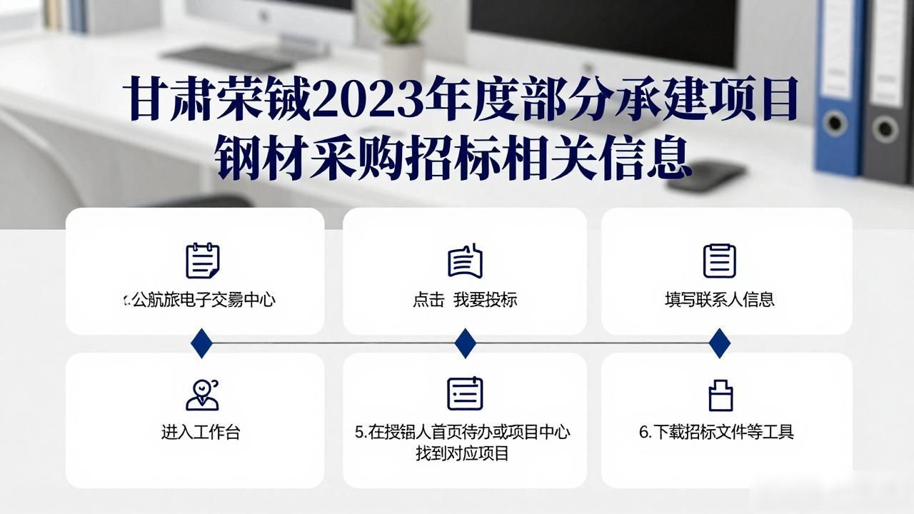 甘肃荣铖2023年度部分承建项目钢材采购招标相关信息