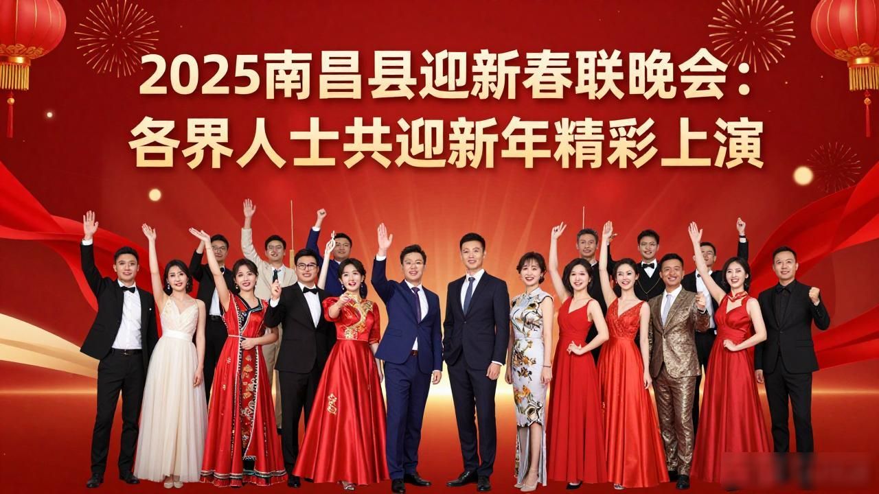 2025南昌县迎新春联晚会：各界人士共迎新年精彩上演