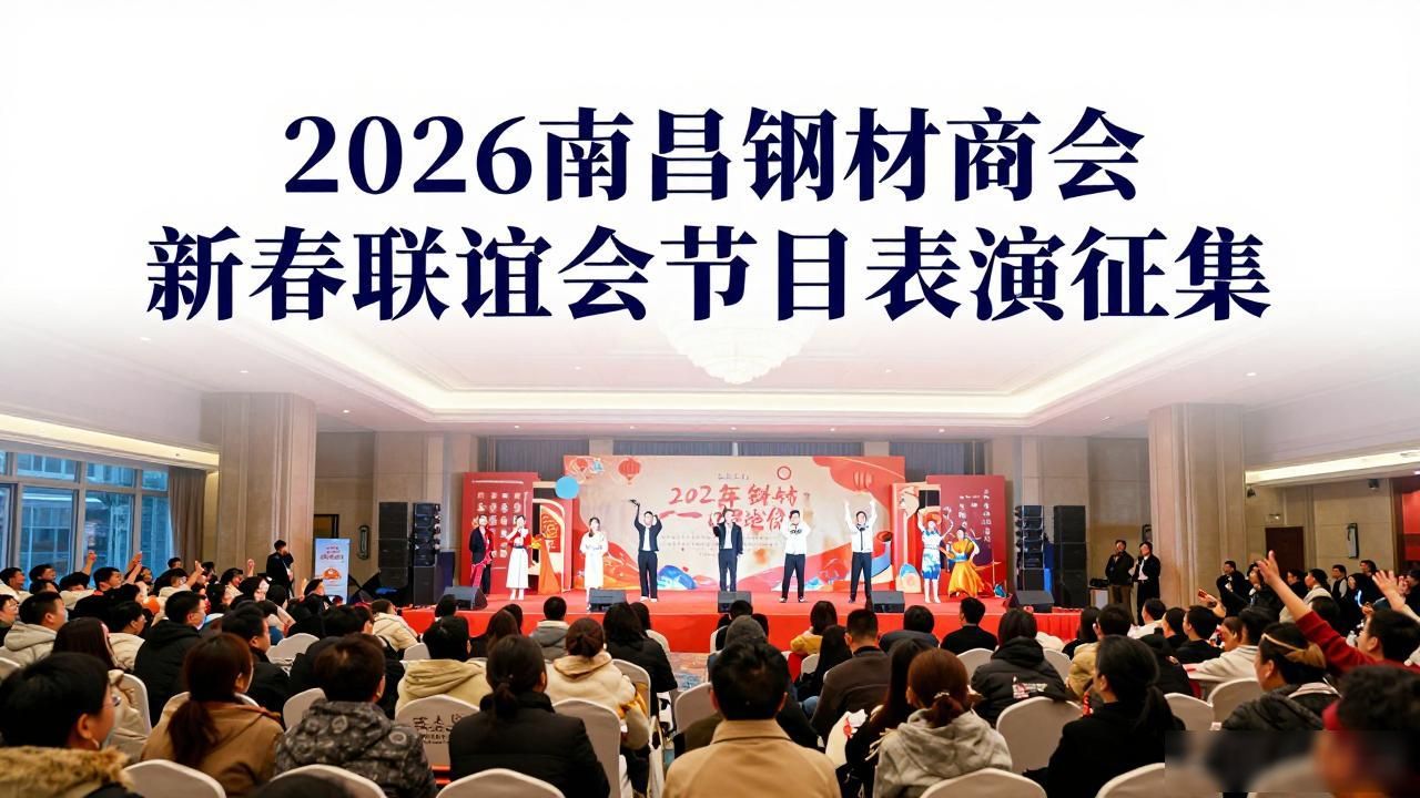2026南昌钢材商会新春联谊会节目表演征集
