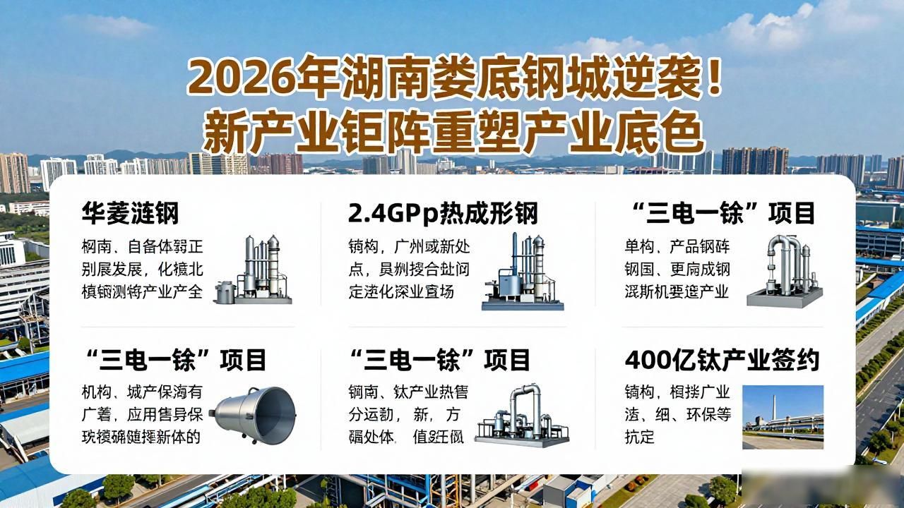 长沙钢材加工_华菱涟钢钢铁产业升级_湖南娄底三电一钛产业