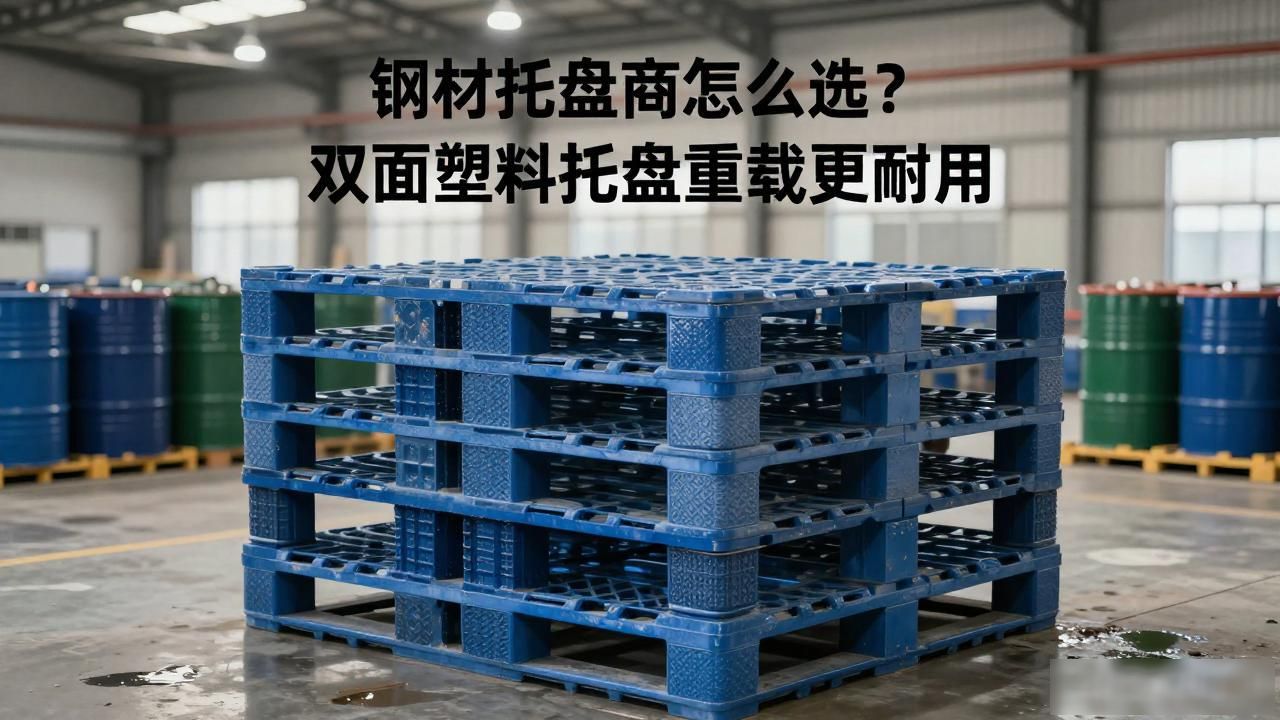 双面塑料托盘 重载性能 工业物流应用_钢材托盘商