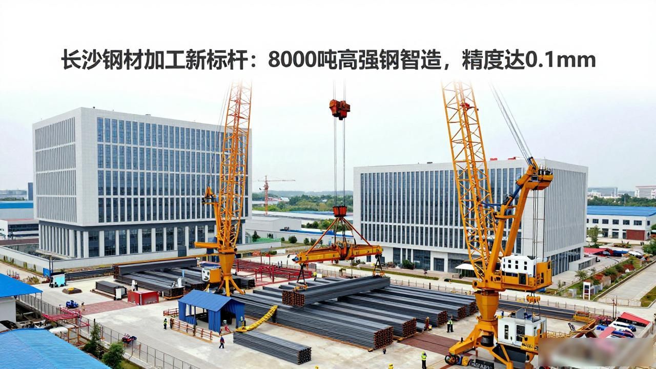 长沙钢材加工_8000吨高强钢智能建造_湖南钢铁集团技术研究院
