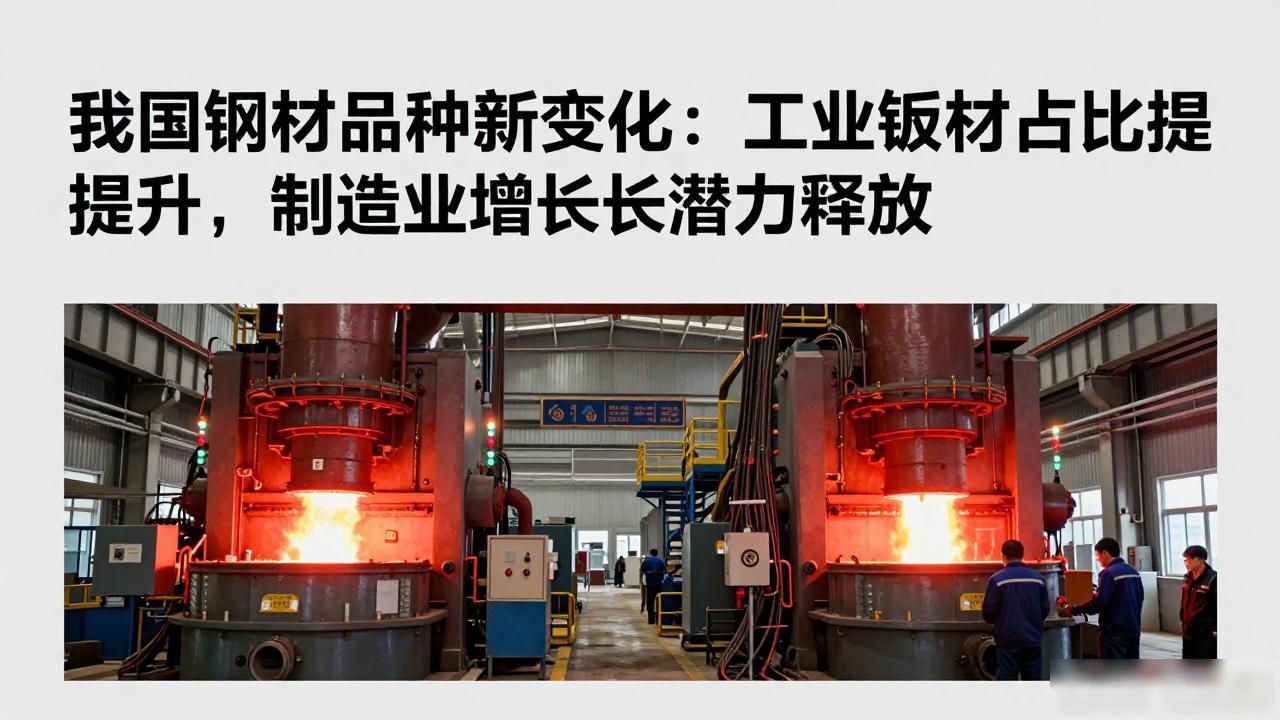 我国钢材品种_工业板材占比提升_中国钢铁品种结构变化