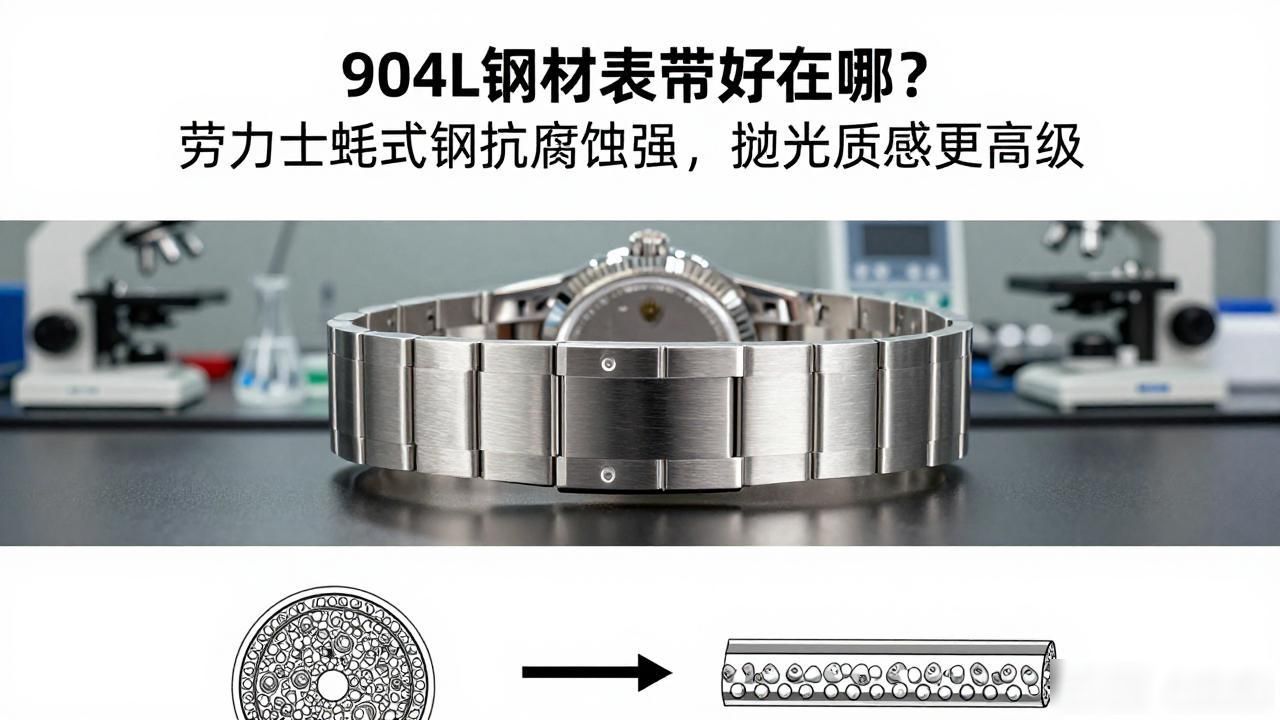 劳力士904L钢抗腐蚀性能_蚝式钢与316L材质对比_904l钢材表带