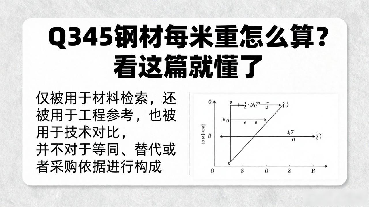 Q345钢材每米重怎么算？看这篇就懂了