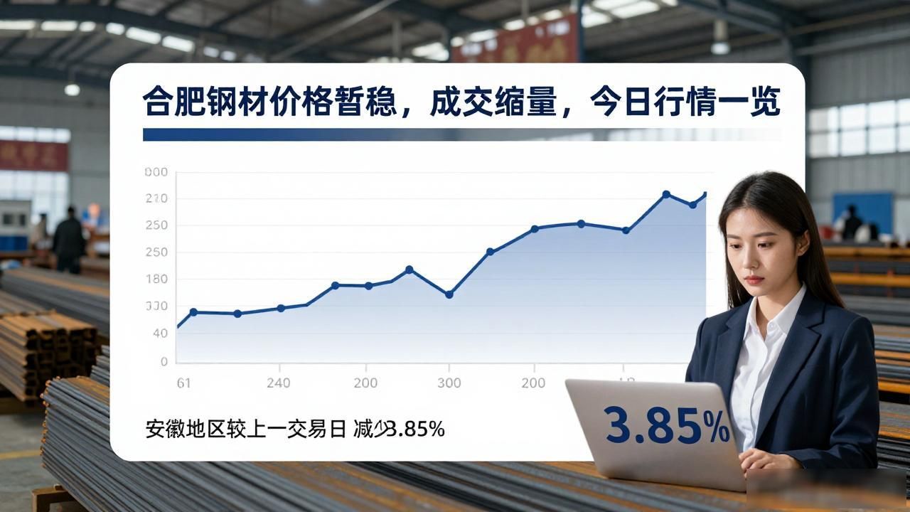 合肥钢材价格暂稳，成交缩量，今日行情一览