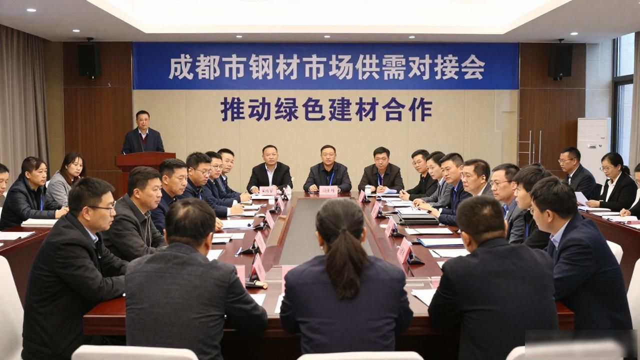 成都市钢材市场供需对接会 推动绿色建材合作