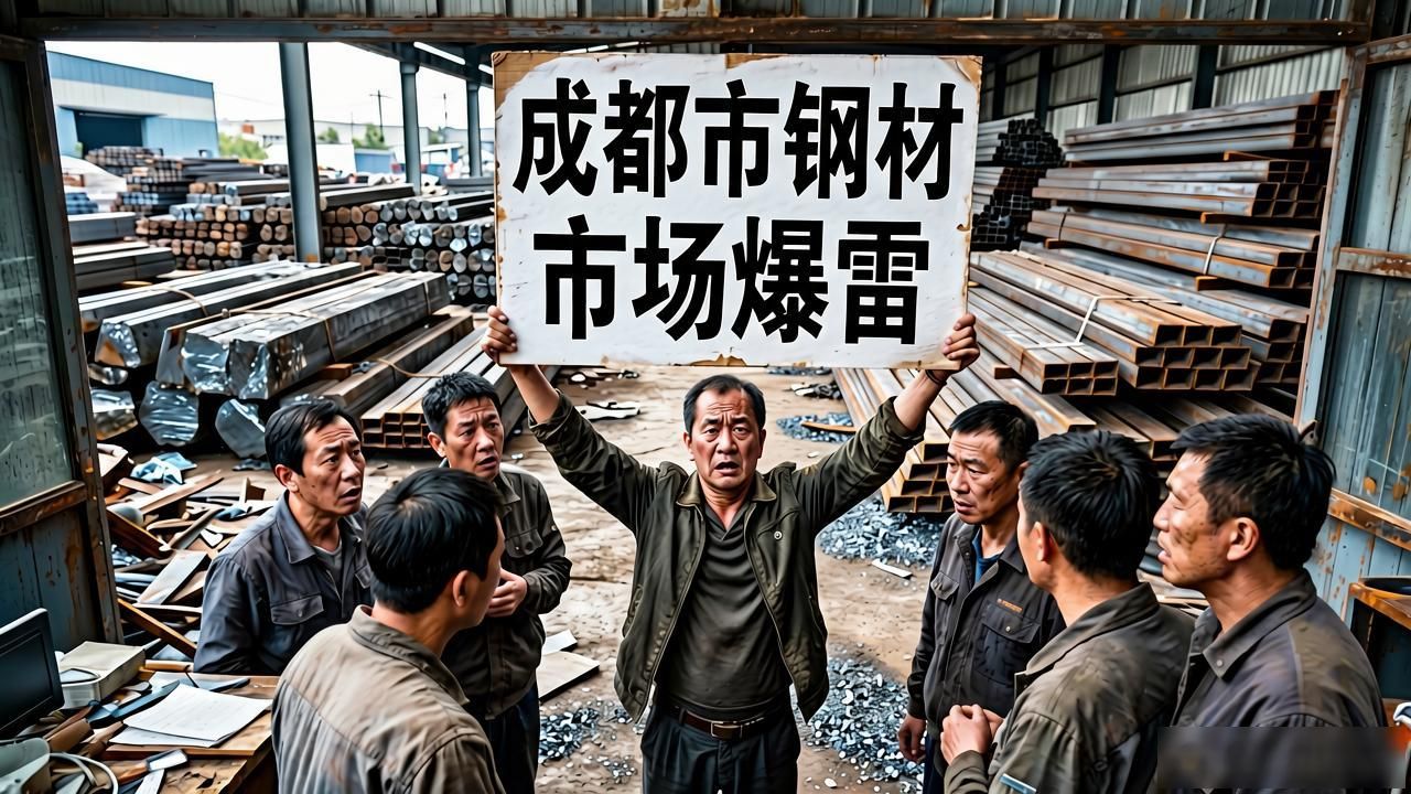 成都市钢材市场爆雷：钢贸大户骗走上亿，上百商户中招