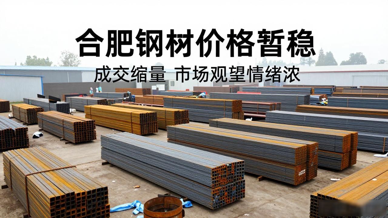 合肥钢材价格暂稳 成交缩量 市场观望情绪浓