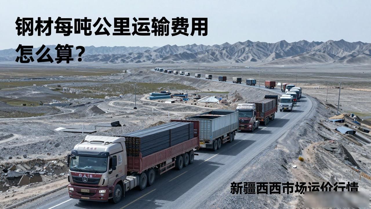 钢材每吨公里运输费用怎么算？新疆陕西市场运价行情