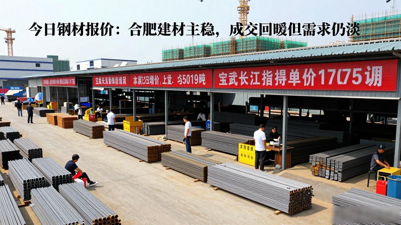 合肥螺纹钢价格走势_今日钢材报价_合肥建材价格行情