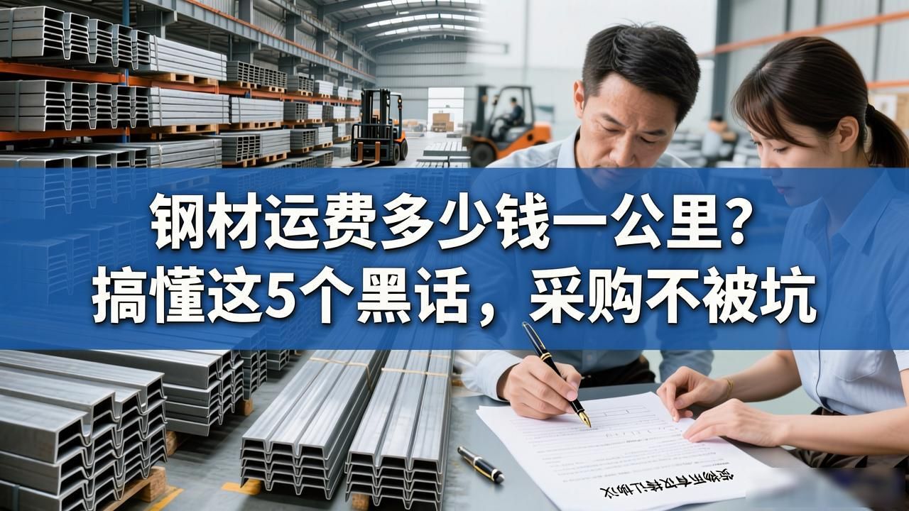 钢材运费多少钱一公里？搞懂这5个黑话，采购不被坑