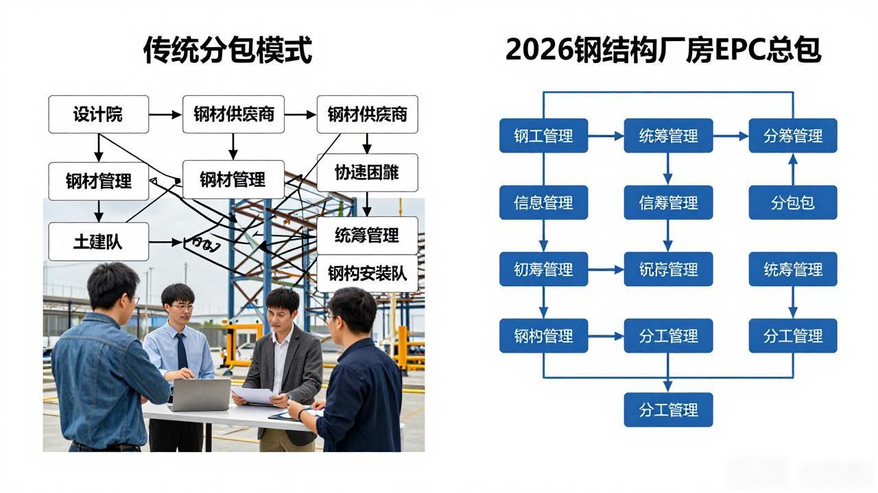 2026钢结构厂房EPC总包造价揭秘，看清钢材单价不迷糊