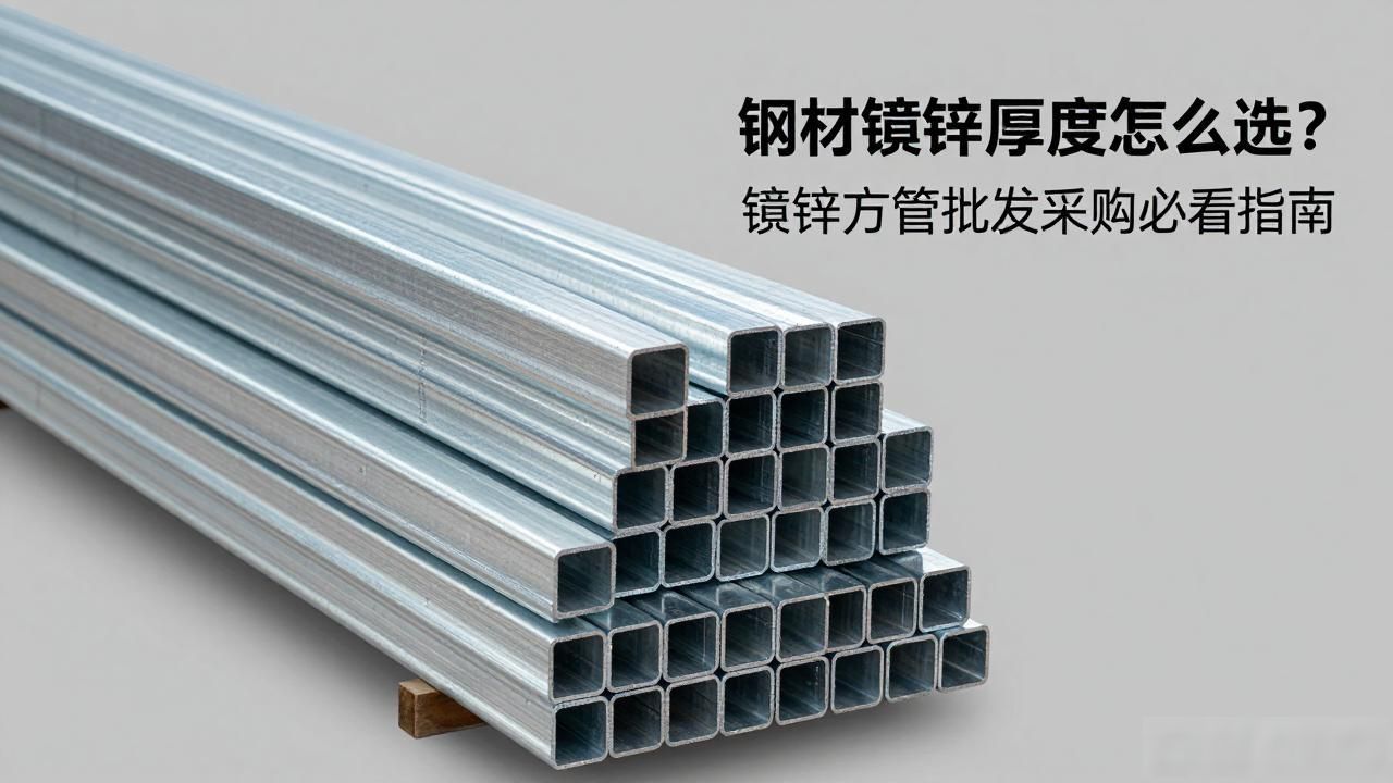 钢材镀锌厚度怎么选？镀锌方管批发采购必看指南