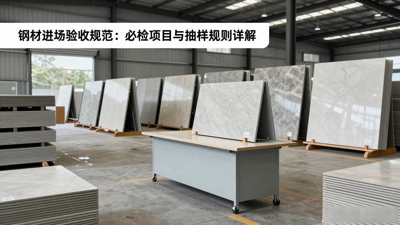 钢材进场验收规范：必检项目与抽样规则详解