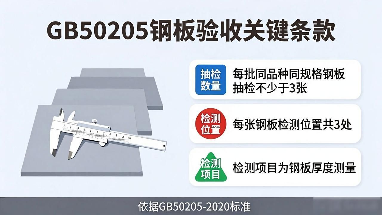 钢材进场验收规范GB50205-2020关键条款解读