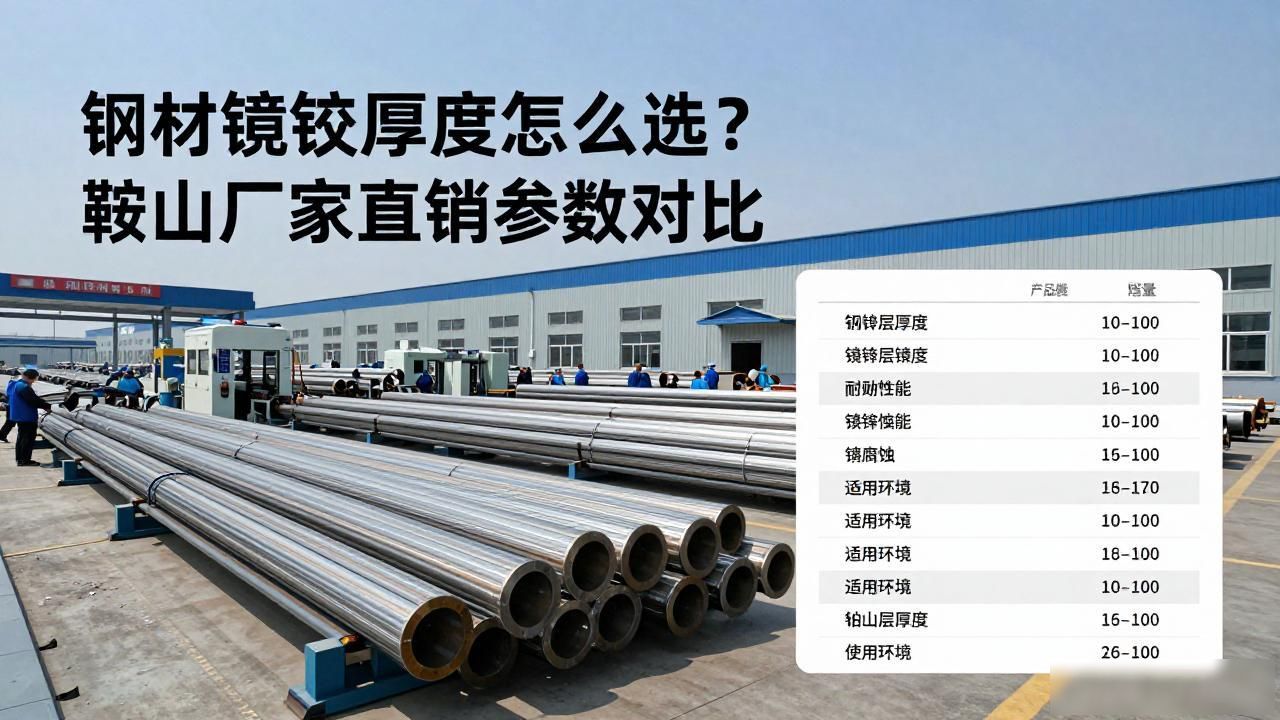 钢材镀锌厚度怎么选？鞍山厂家直销参数对比