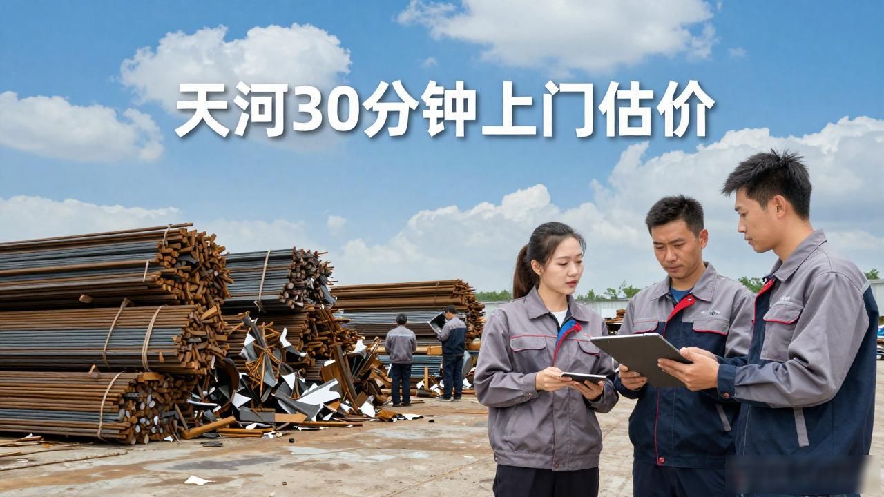 废旧钢材回收怎么卖？天河30分钟上门估价