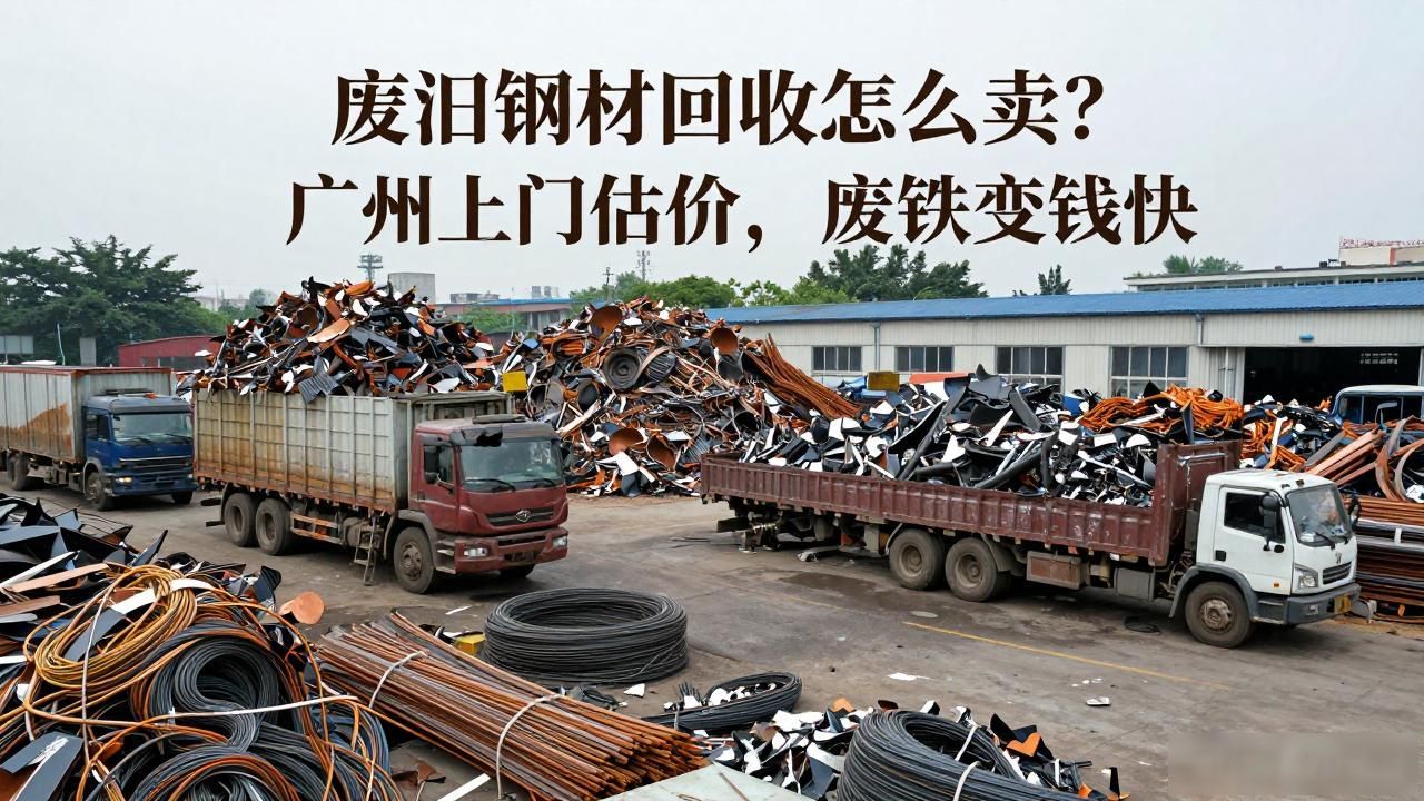 废旧钢材回收怎么卖？广州上门估价，废铁变钱快