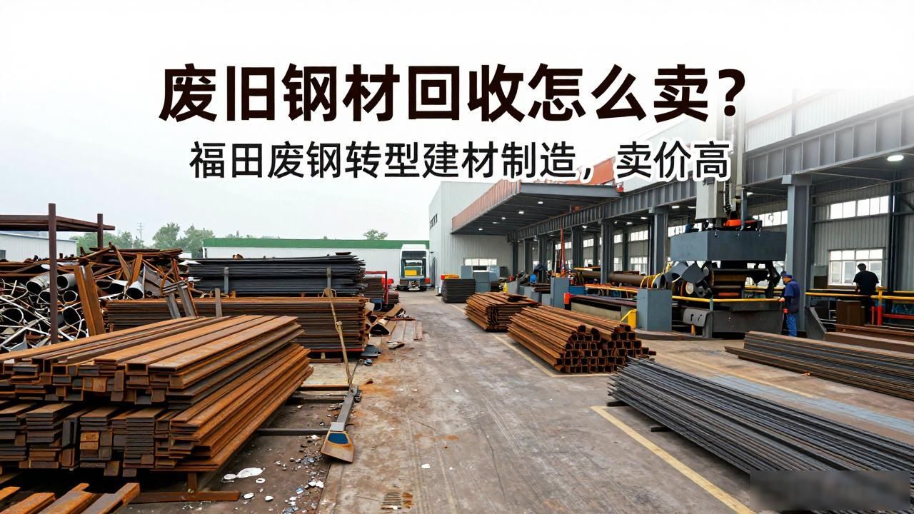 废旧钢材回收怎么卖？福田废钢转型建材制造，卖价高