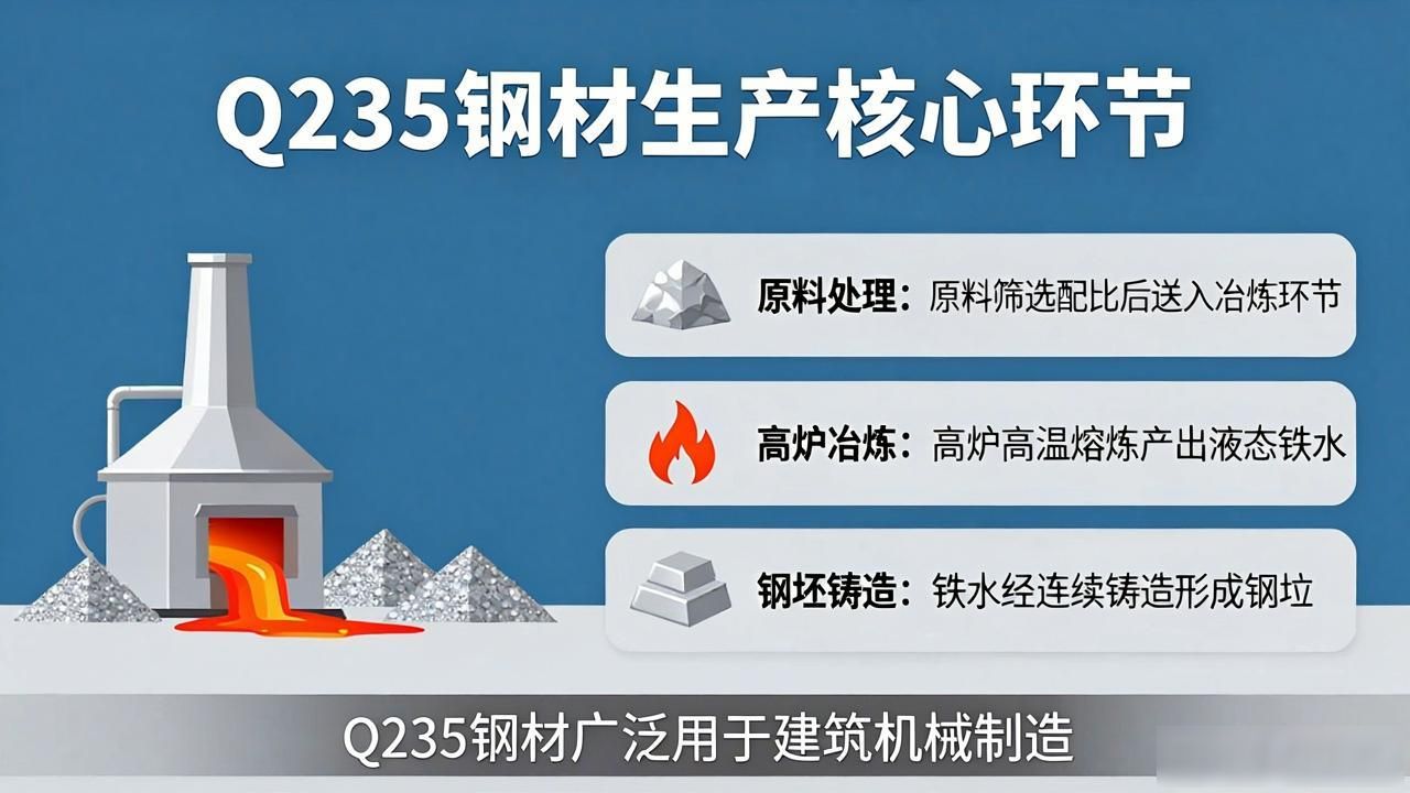 Q235钢材厂家直销 生产工艺与行业应用解析