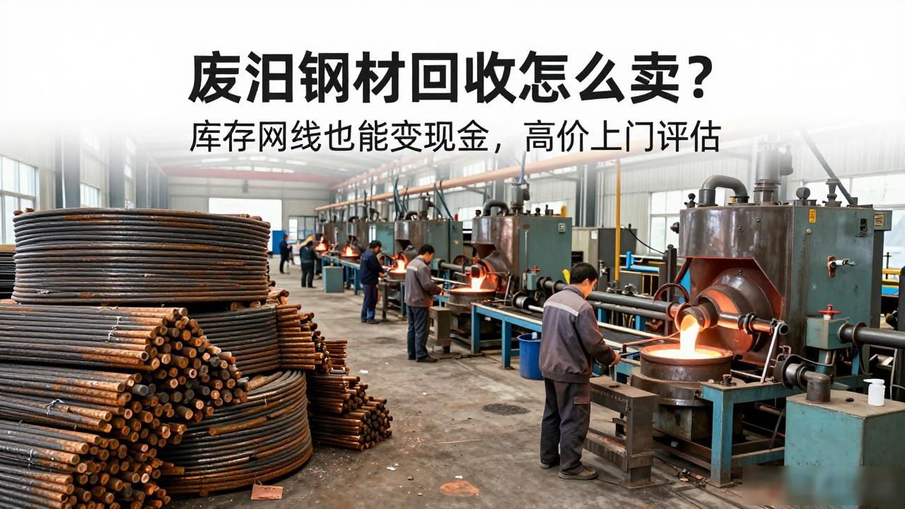 废旧钢材回收怎么卖？库存网线也能变现金，高价上门评估