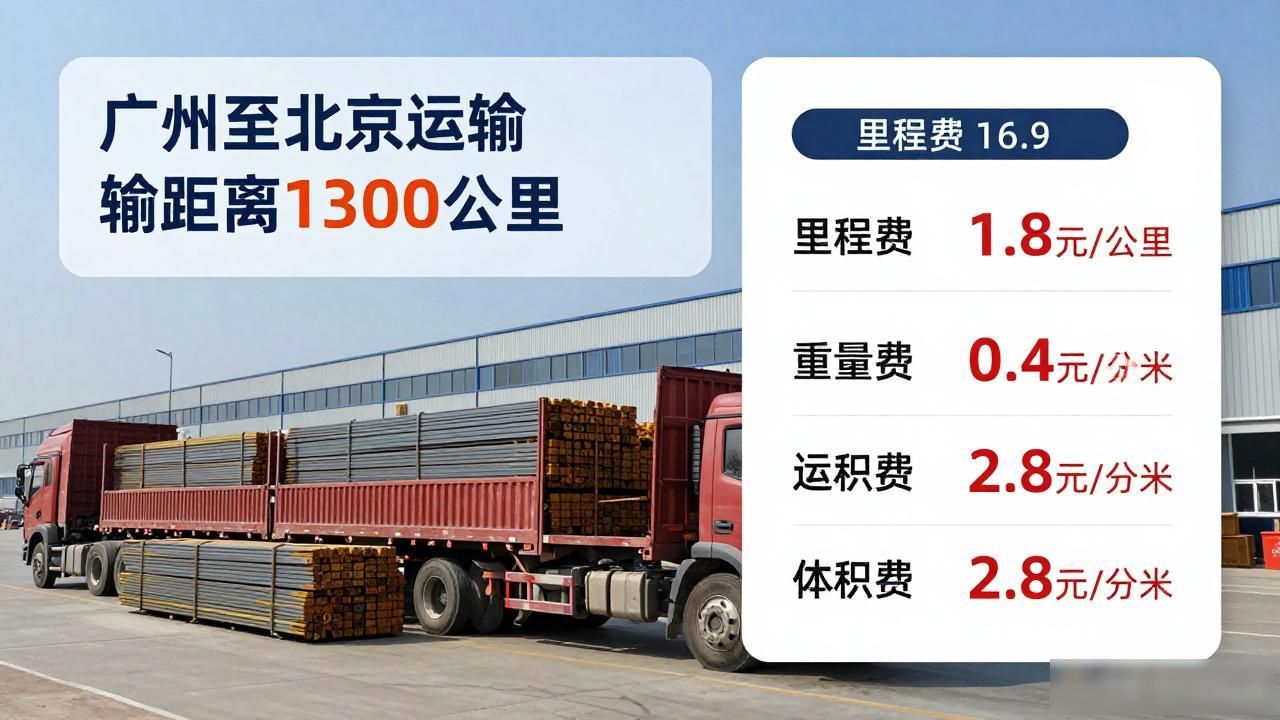 钢材汽车运费怎么算？里程、吨位、时效全解析