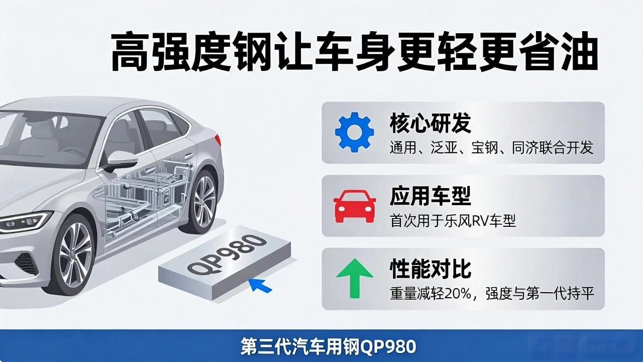汽车之家 通用汽车 中国科学研究院 镁合金 QP980高强度钢 激光焊接技术 车身轻量化 燃油限值 节能降耗_汽车常用钢材