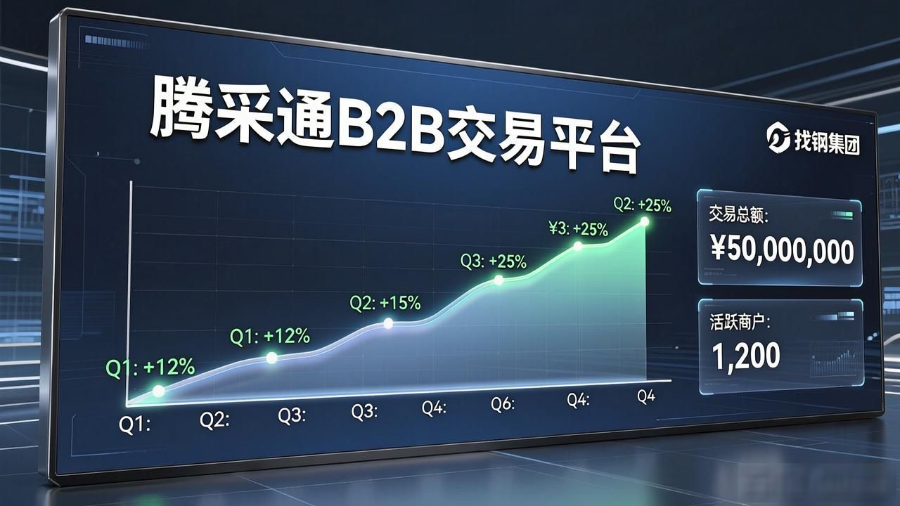 找钢平台生态完善盈利趋势_找钢集团2024年财报_钢材交易总量