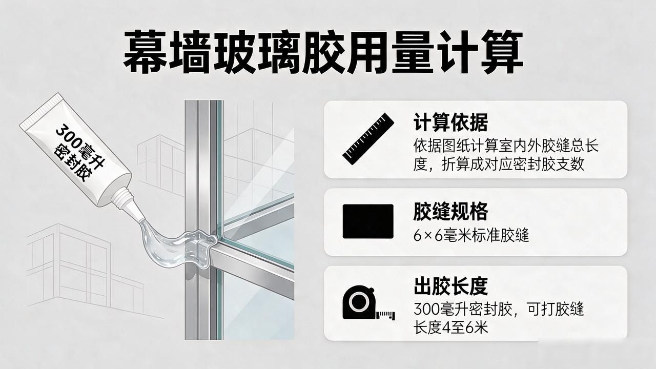 幕墙预算材料计算规则及镀锌铁皮等成品出材率与损耗率